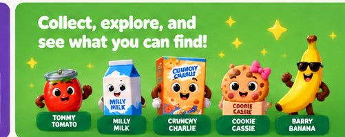 Example Barcodiac collectible characters